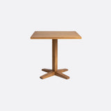 RUMAH dining table in teak wood 80 x 80 x 75 cm in natural colour