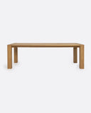 Mesa de comedor SERAI de madera de teca reciclada 200 x 100 x 75 cm en color natural