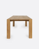 Mesa de comedor SERAI de madera de teca reciclada 200 x 100 x 75 cm en color natural