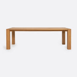 Mesa de comedor SERAI de madera de teca reciclada 250 x 100 x 75 cm en color natural