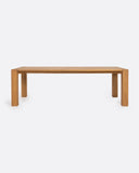 Mesa de comedor SERAI de madera de teca reciclada 250 x 100 x 75 cm en color natural