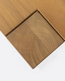 Mesa de comedor SERAI de madera de teca reciclada 250 x 100 x 75 cm en color natural