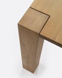 Mesa de comedor SERAI de madera de teca reciclada 250 x 100 x 75 cm en color natural