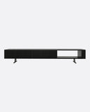 Mueble de TV FORGE de madera de teca 240 x 45 x 41 cm