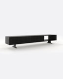 Mueble de TV FORGE de madera de teca 240 x 45 x 41 cm