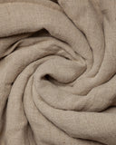 Pie de cama MUNNAR de lino 100 x 220 cm en color natural