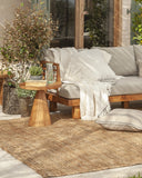 Plaid BADA de lino 170 x 130 cm en color blanco