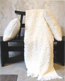 Plaid DHANA 170 x 130 cm couleur blanche