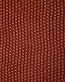 Plaid KARIKAL de algodón orgánico 170 x 130 cm en color terracota