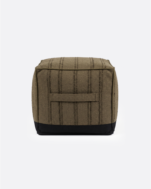 Puf de exterior CACCINI 50 x 50 x 45 cm de altura en color cammel