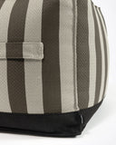 Puf de exterior CACCINI 50 x 50 x 45 cm en color natural y gris oscuro (Charcoal)