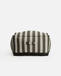 Puf de exterior CACCINI 80 x 80 x 45 cm en color natural y gris oscuro (Charcoal)