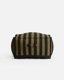 Puf de exterior CACCINI 80 x 80 x 45 cm en color natural y verde oscuro (Sahara)