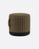 Puf de exterior CACCINI Ø 50 cm x 45 cm de altura en color cammel