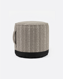 Pouf d'extérieur CACCINI Ø 50 cm x 45 cm de hauteur en couleur en coloris mist