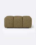 Puf de exterior CHOPIN de olefina reciclada 89 x 69 x 42 cm en color arena (Sand)