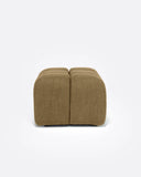 Puf de exterior CHOPIN de olefina reciclada 89 x 69 x 42 cm en color arena (Sand)