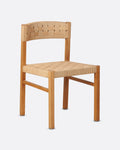 CORA chair in teak and paper cord 52 x 55 x 77 cm in natural colour