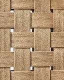 Silla CORA de madera de teca y cuerda de papel 52 x 55 x 77 cm en color natural