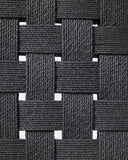 Silla CORA de madera de teca y cuerda de papel 52 x 55 x 77 cm en color natural y negro