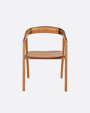 Silla de exterior ARC de madera de teca 56 x 57 x 76 cm