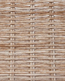 Silla de exterior CAMP de ratán sintético y hierro 55 x 53 x 77 cm