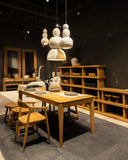 Silla WALUA de madera de teca 53 x 48 x 78 cm