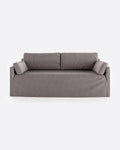 BEETHOVEN LINEAL canapé 3 places en lin 212 x 95 x 94 cm taupe
