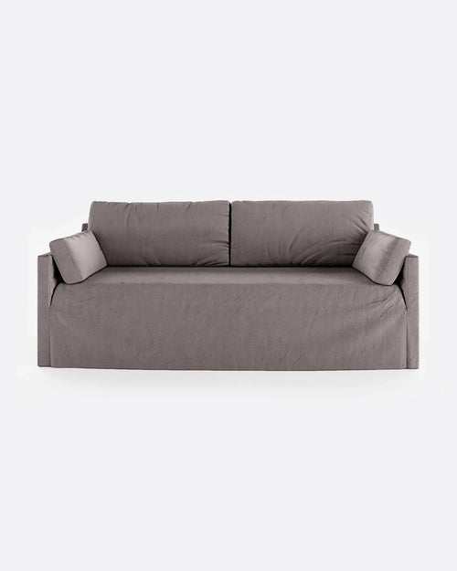 BEETHOVEN LINEAL canapé 3 places en lin 212 x 95 x 94 cm taupe