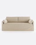 BEETHOVEN LINEAL canapé 3 places en lin 212 x 95 x 94 cm cross