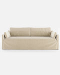 BEETHOVEN LINEAL canapé 4 places en lin 242 x 95 x 94 cm cross