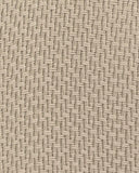 Sofá de exterior TOPRAK 1 plaza de madera de teca y olefina reciclada 84 x 82 x 77 cm en tapizado natural