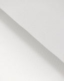 Sofá de exterior TOPRAK 2 plazas de madera de teca y olefina reciclada 180 x 82 x 77 cm en tapizado blanco