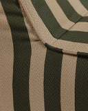 Sofá exterior CACCINI 1 plaza 80 x 95 x 80 cm en color natural y verde oscuro (Sahara)