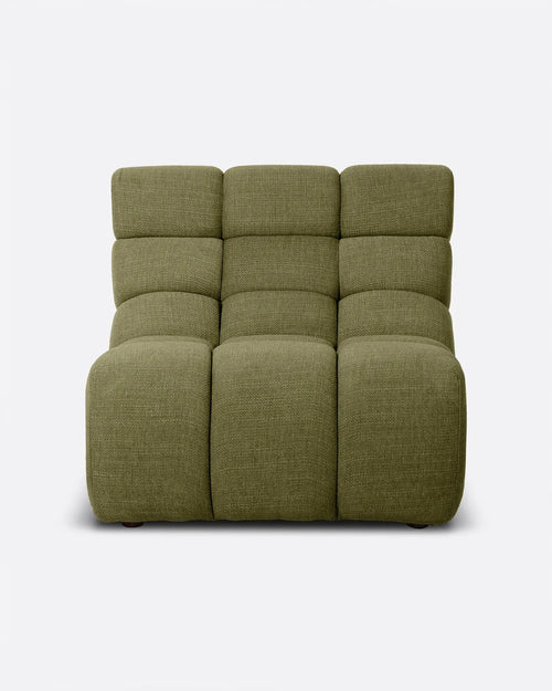 Canapé modulable CHOPIN 1 place en oléfine recyclée 89 x 93 x 78 cm en couleur mousse