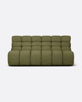 Canapé modulable CHOPIN 2/3 places en oléfine recyclée 190 x 93 x 78 cm en couleur mousse