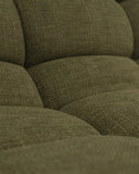 Sofá modular CHOPIN 2/3 plazas de olefina reciclada 190 x 93 x 78 cm en color musgo