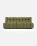 Sofá modular CHOPIN 4 plazas de olefina reciclada 215 x 93 x 78 cm en color musgo