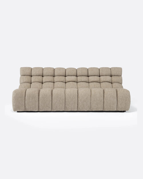 Canapé modulable CHOPIN 4 places en oléfine recyclée 215 x 93 x 78 cm en couleur naturelle