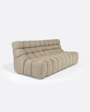 Sofá modular CHOPIN 4 plazas de olefina reciclada 215 x 93 x 78 cm en color natural