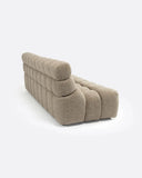 Sofá modular CHOPIN 4 plazas de olefina reciclada 215 x 93 x 78 cm en color natural