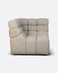 CHOPIN modular sofa corner in recycled olefin 93 x 93 x 78 cm in natural colour