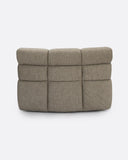 Sofá modular CHOPIN rinconero round de olefina reciclada 130 x 97 x 80 cm en color natural