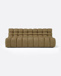 Canapé d'extérieur modulable CHOPIN 4 places en oléfine recyclée 215 x 93 x 78 cm en couleur sable (Sand)