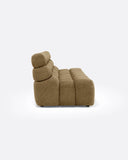 Sofá modular de exterior CHOPIN 4 plazas de olefina reciclada 215 x 93 x 78 cm en color arena (Sand)