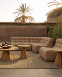Sofá modular de exterior CHOPIN rinconero de olefina reciclada 93 x 93 x 78 cm en color arena (Sand)