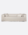 Canapé STROZZI 3/4 places avec housse en lin 260 x 95 x 65 cm en couleur cross
