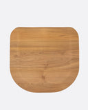 Taburete alto SEMUT de madera reciclada y hierro 38 x 38 x 79 cm