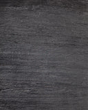 Taburete KING de madera de teca reciclada 44 x 38 x 45 cm en color negro