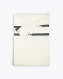 Toalla CHENNAI de algodón reciclado 200 x 180 cm en color blanco